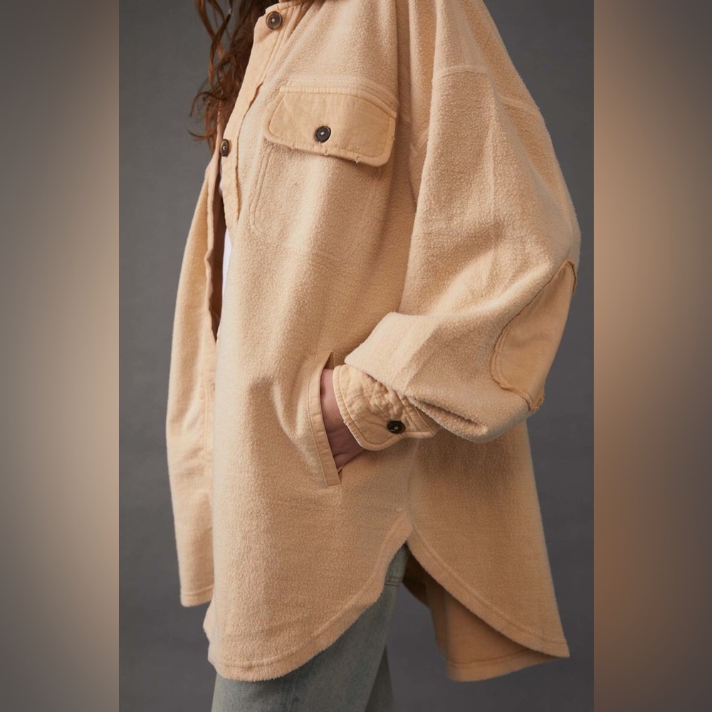 Free People Ruby Jacket / Mustard Seed-Small-NWT - Picture 3 of 3